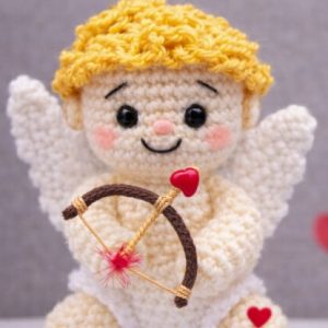 Engel Amor Häkelanleitung PDF | Sitzender Engel häkeln | Amigurumi Anleitung Deutsch
