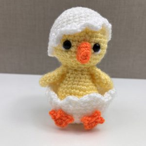 Küken im Ei häkeln – PDF Häkelanleitung | Amigurumi Osterküken | Deutsch