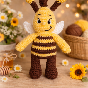 Amigurumi Biene häkeln – Häkelanleitung PDF