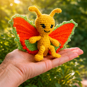 Schmetterling häkeln – Amigurumi Häkelanleitung PDF