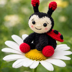 Marienkäfer häkeln – Amigurumi Anleitung